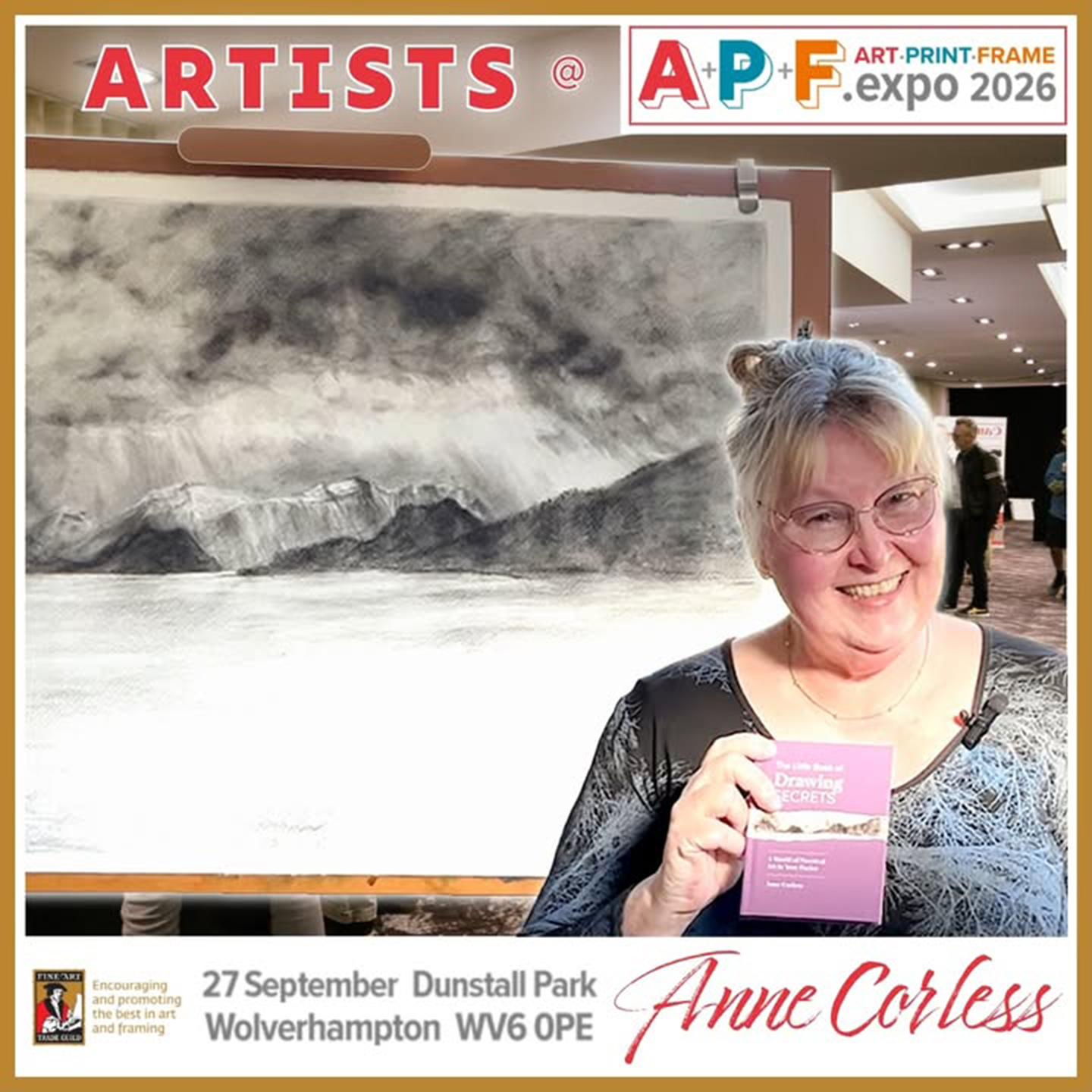Meet Anne Corless at the Fine Art Trade Guild's Art+Print+Frame.Expo 2026 Event