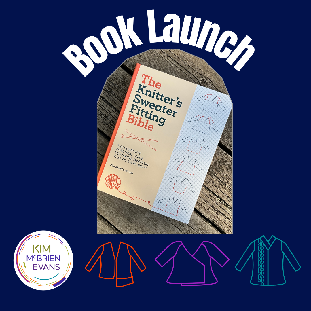 The Knitter's Sweater Fitting Bible Virtual Book Launch on Zoom Event