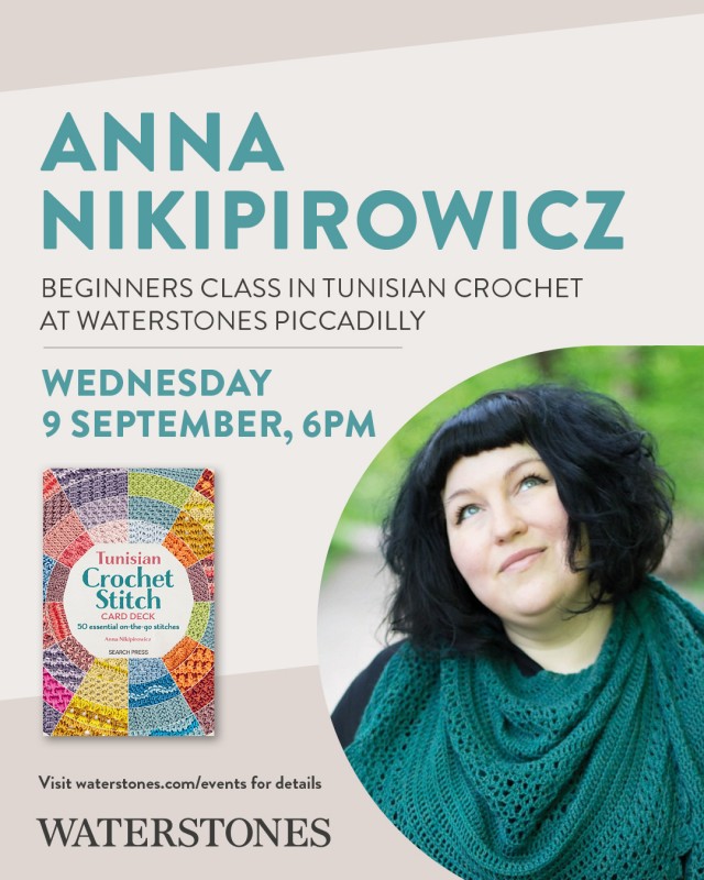 Beginners Class in Tunisian Crochet with Anna Nikipirowicz Event