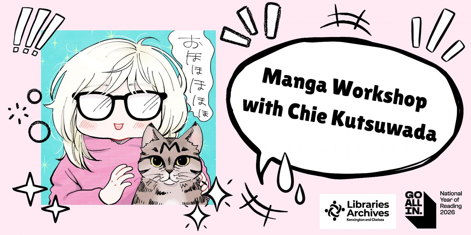 Manga Workshop with Chie Kutsuwada Event