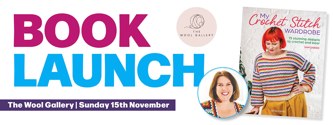 My Crochet Stitch Wardrobe Book Launch | The Wool Gallery Event